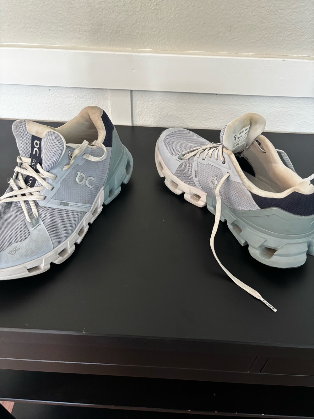 On cloud running shoes